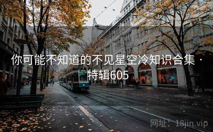 你可能不知道的不见星空冷知识合集 · 特辑605